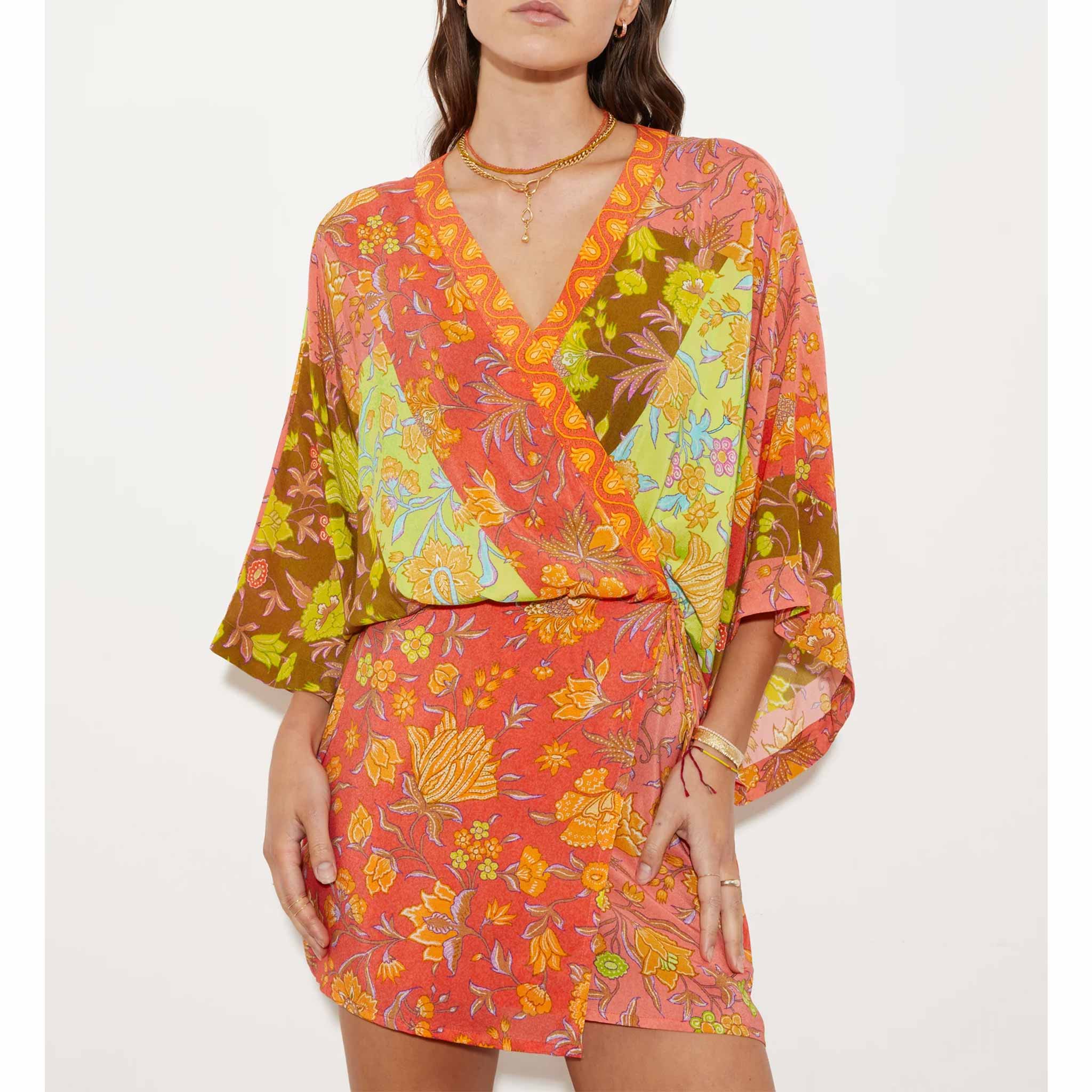 Alvita Silk Robe Dress