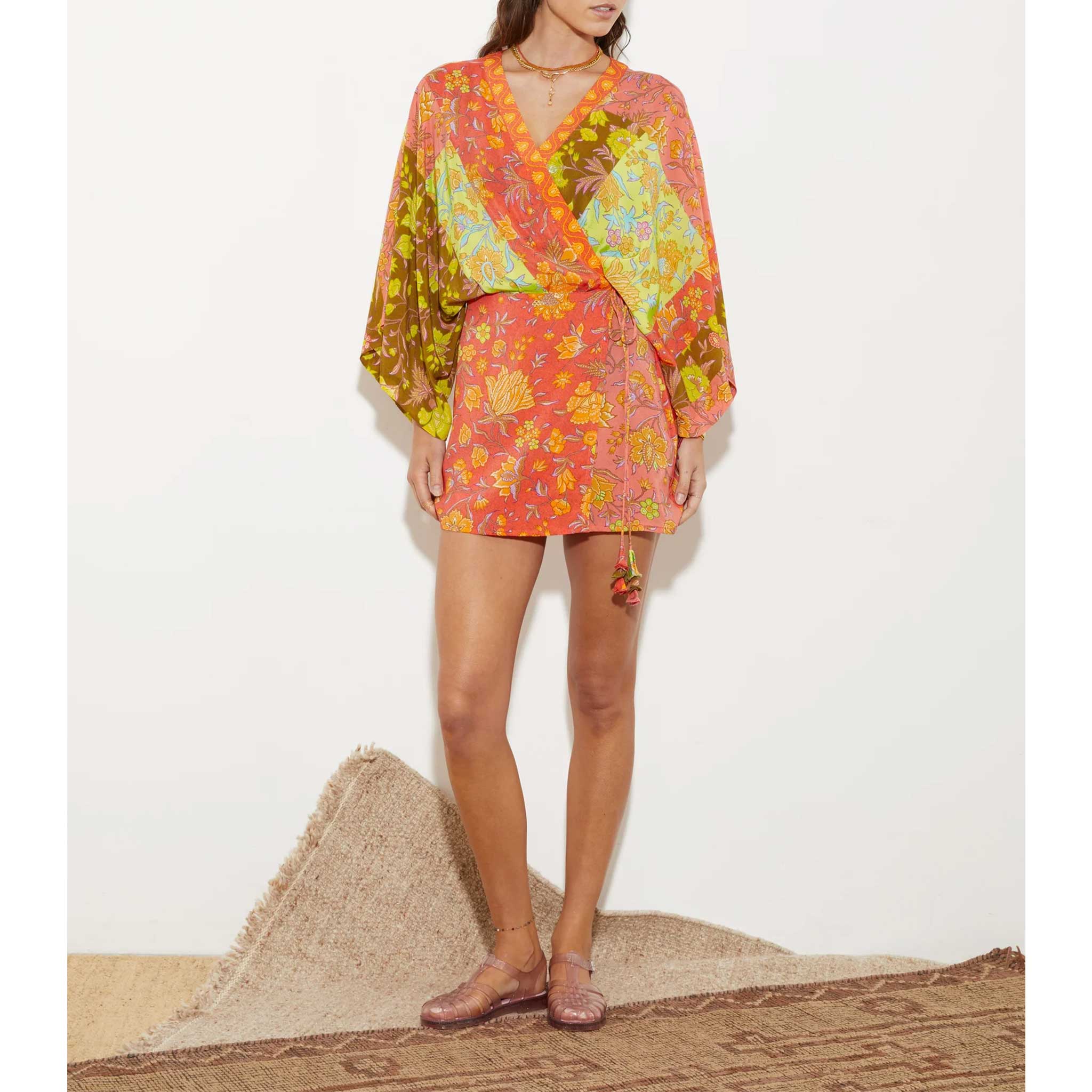 Alvita Silk Robe Dress