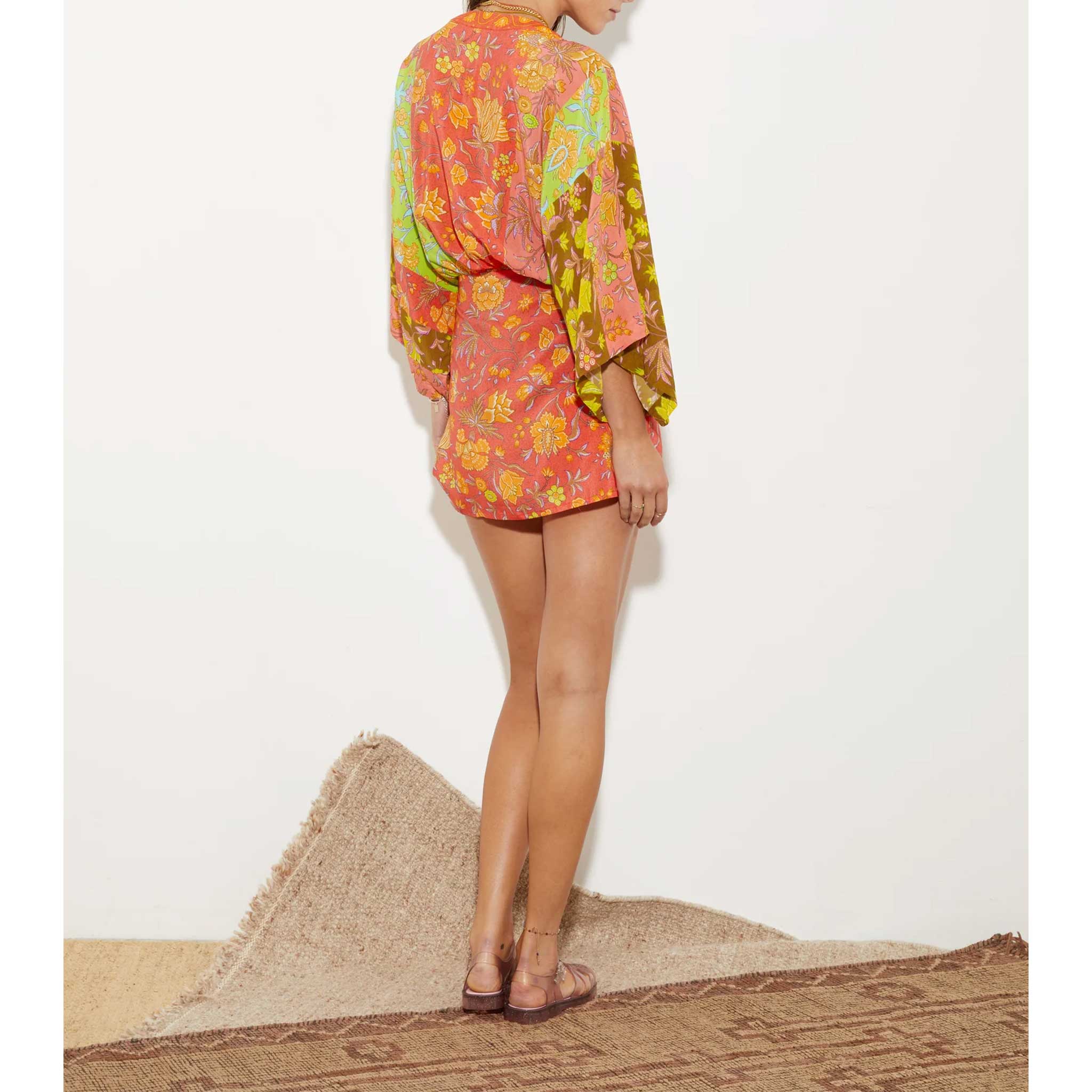 Alvita Silk Robe Dress