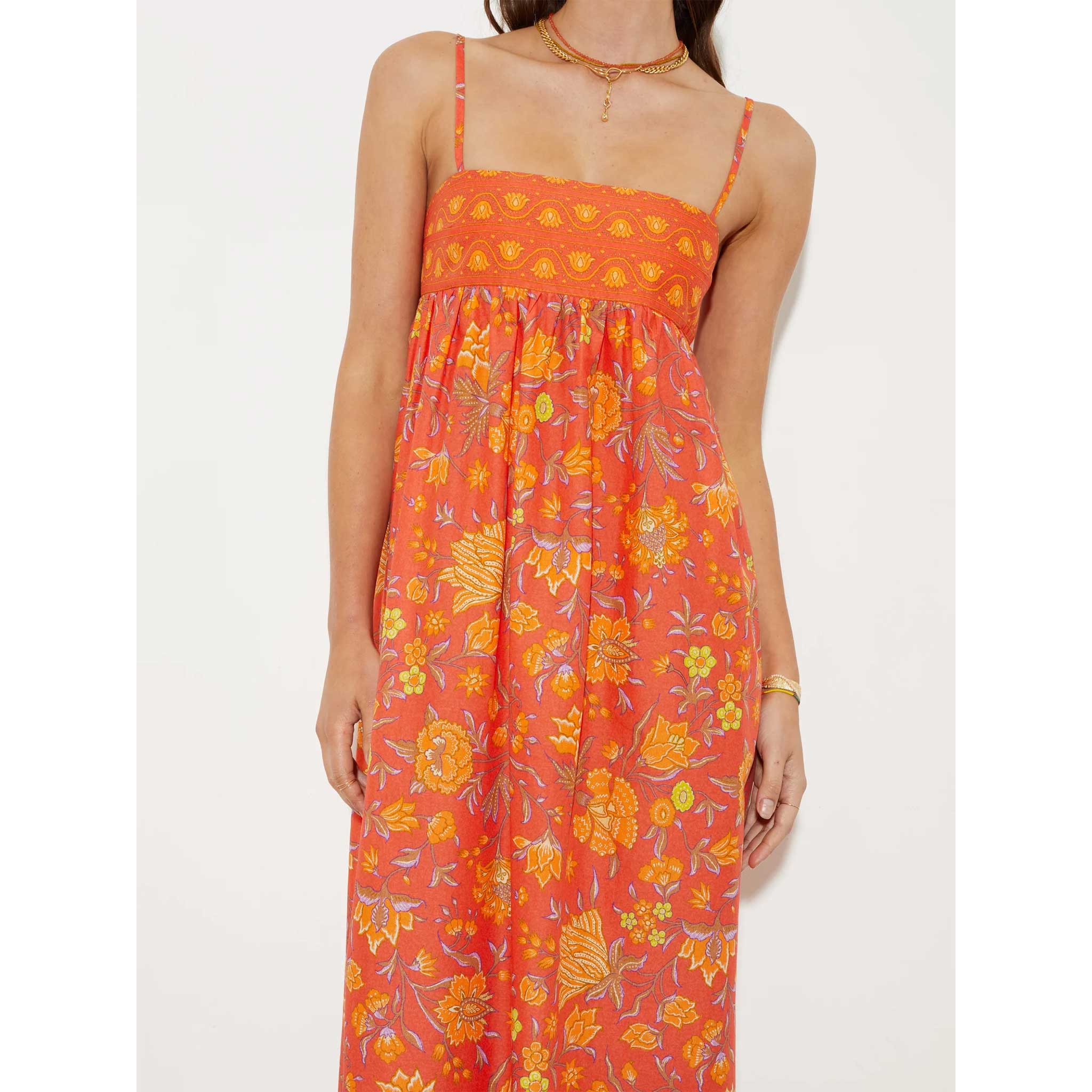 Alvita Strappy Bodice Maxi Dress