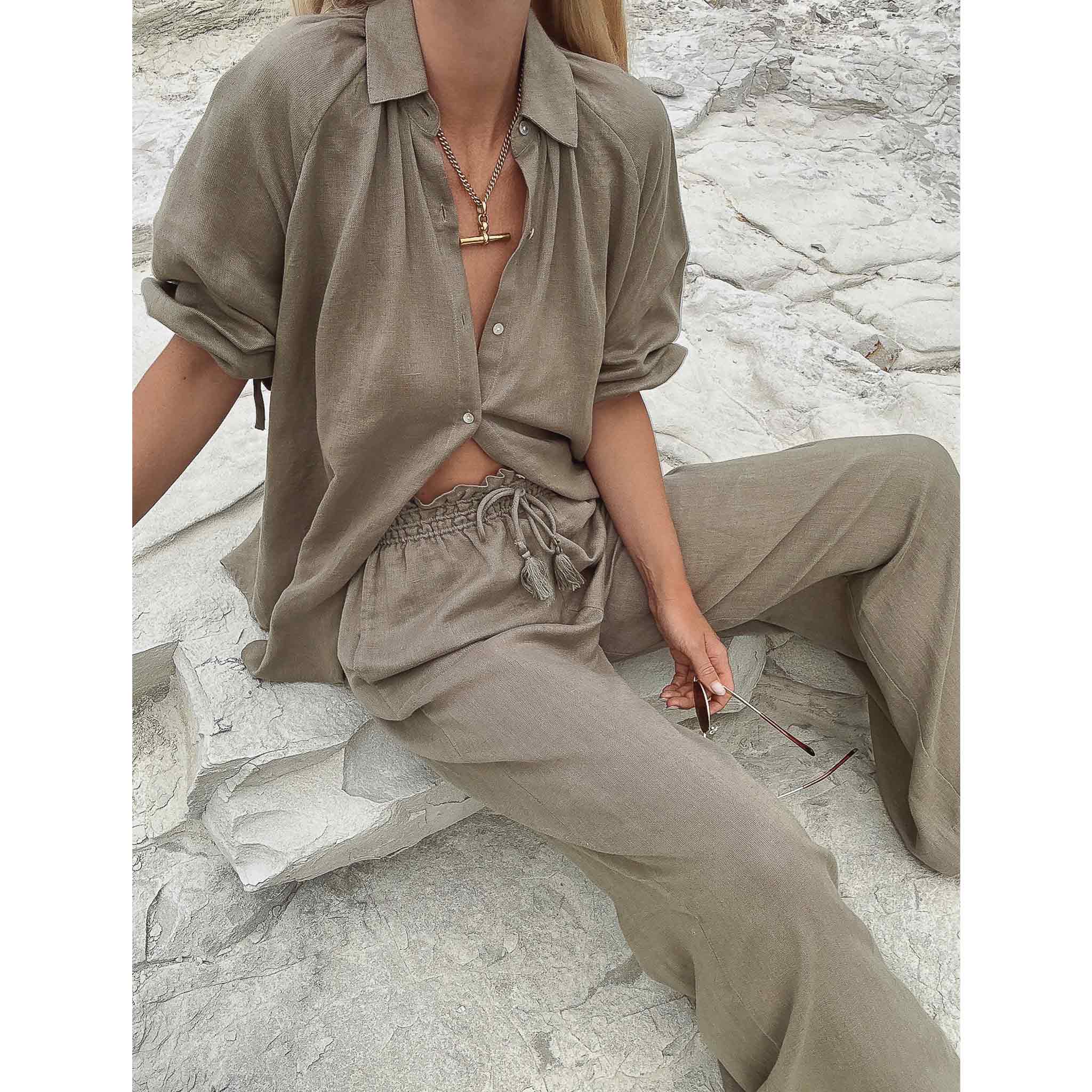 La Ponche Shirt in Olive