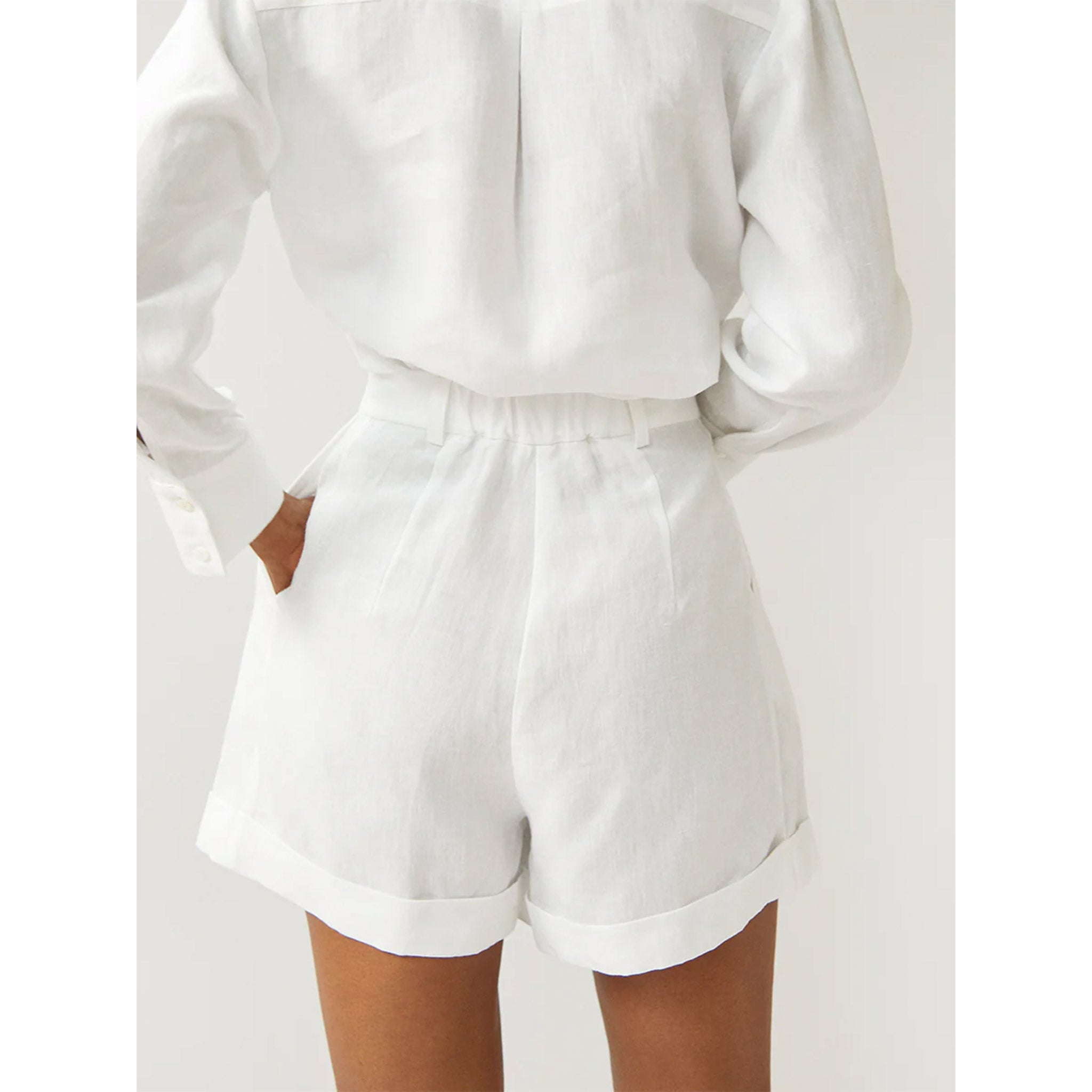 Clementina Shorts in Off White