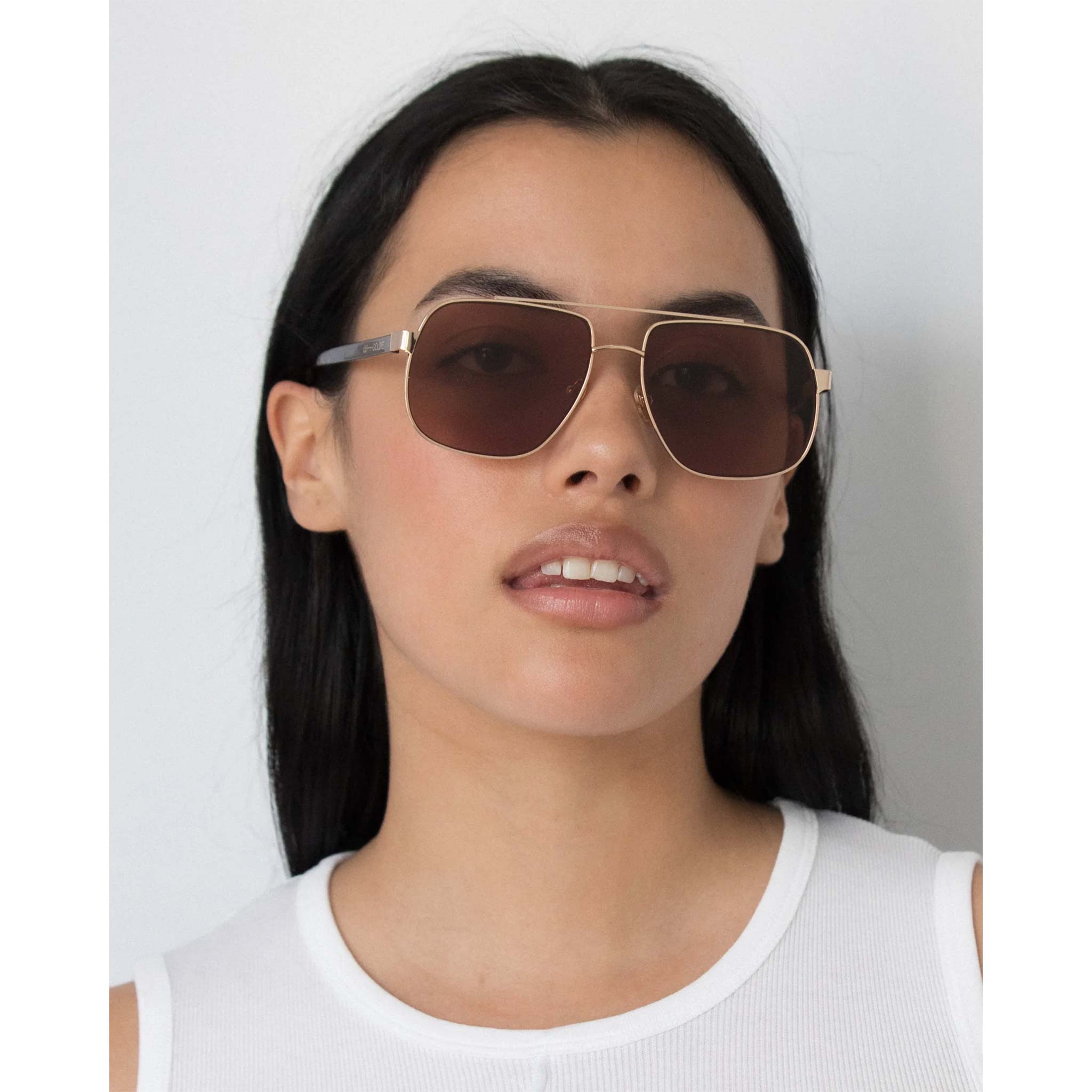 Amelia Sunglasses in Black Coffee