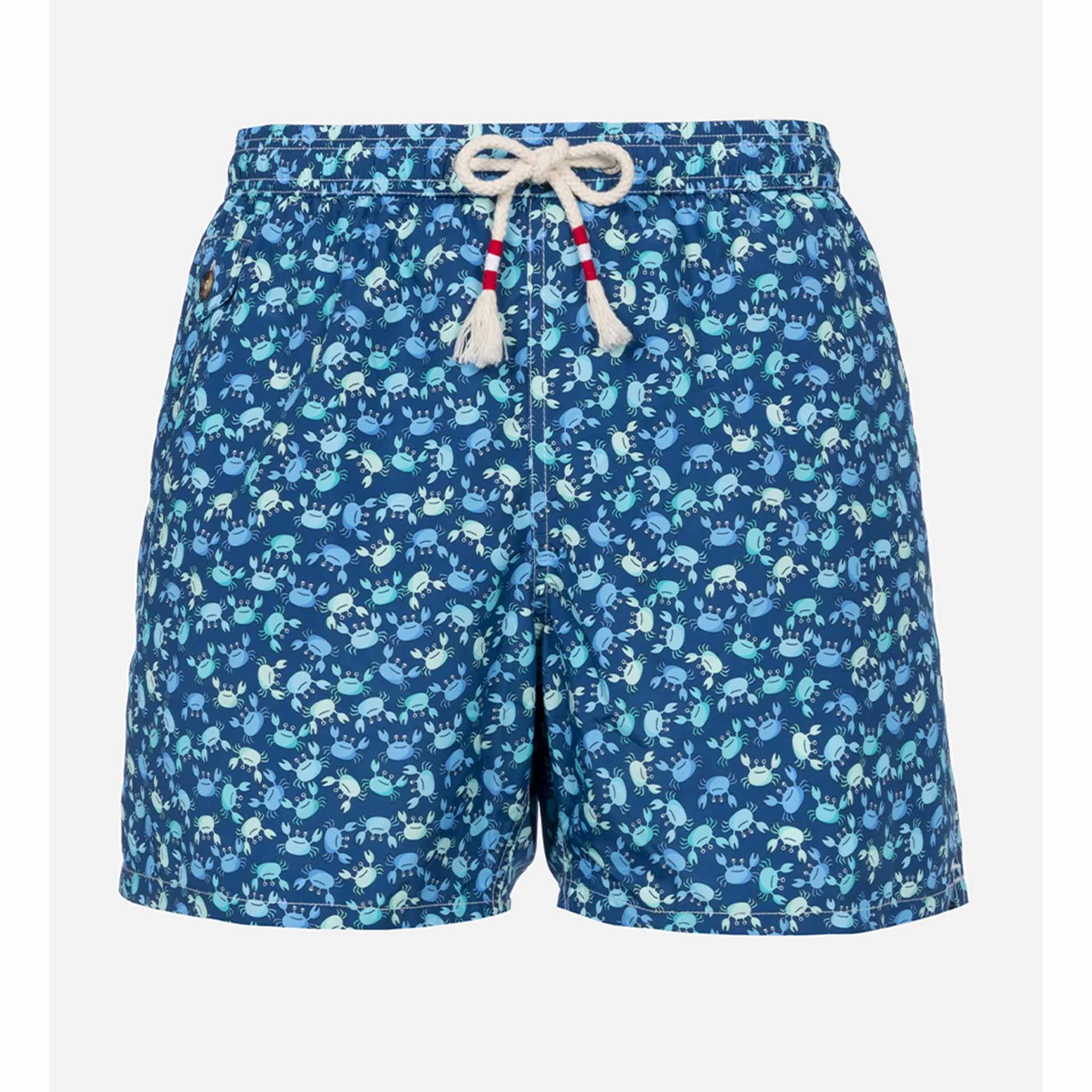 Crab Swim Shorts in Blue