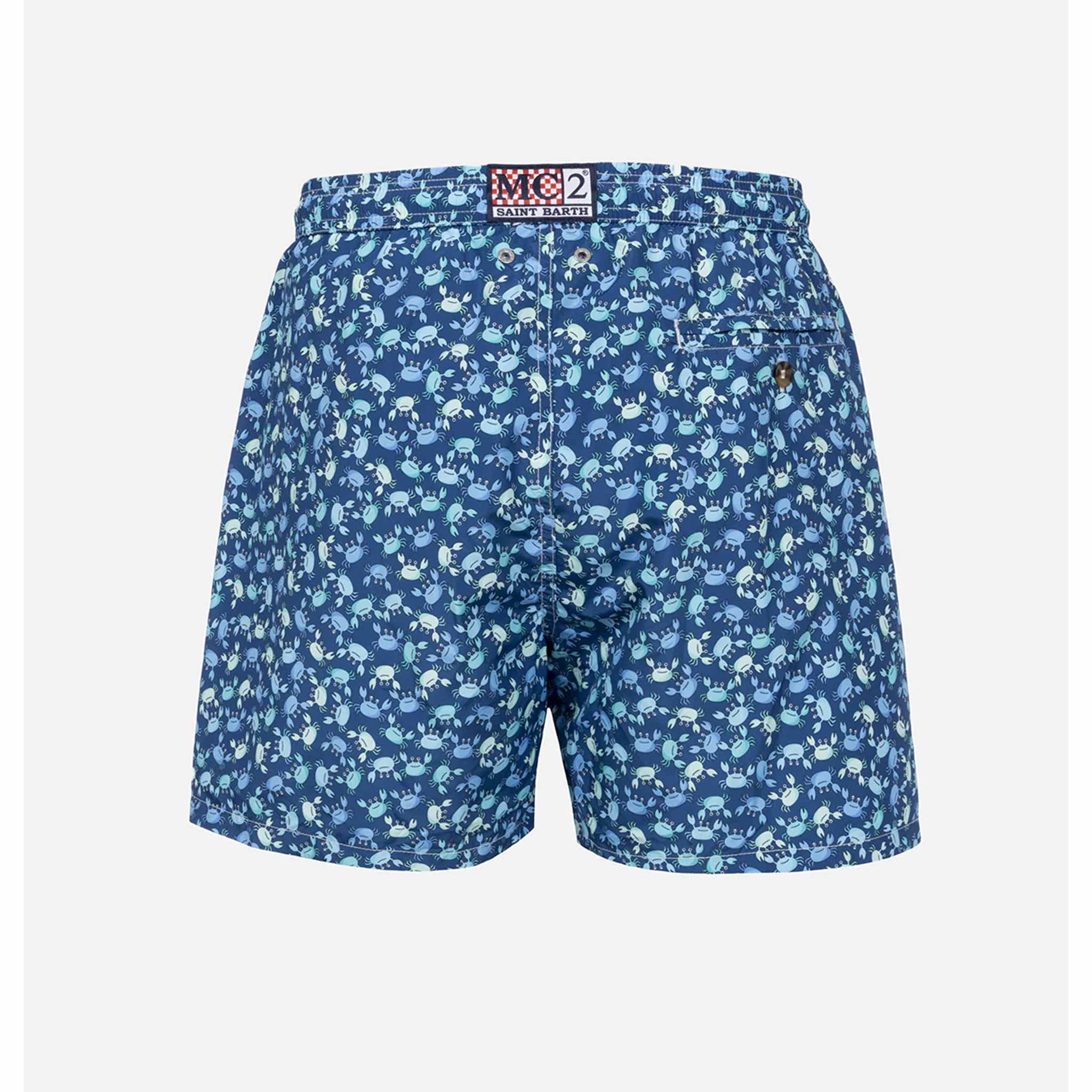 Crab Swim Shorts in Blue