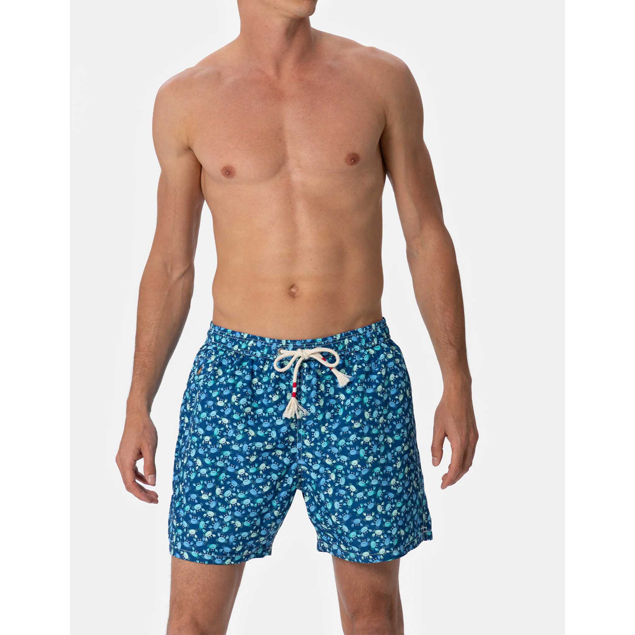 Crab Swim Shorts in Blue