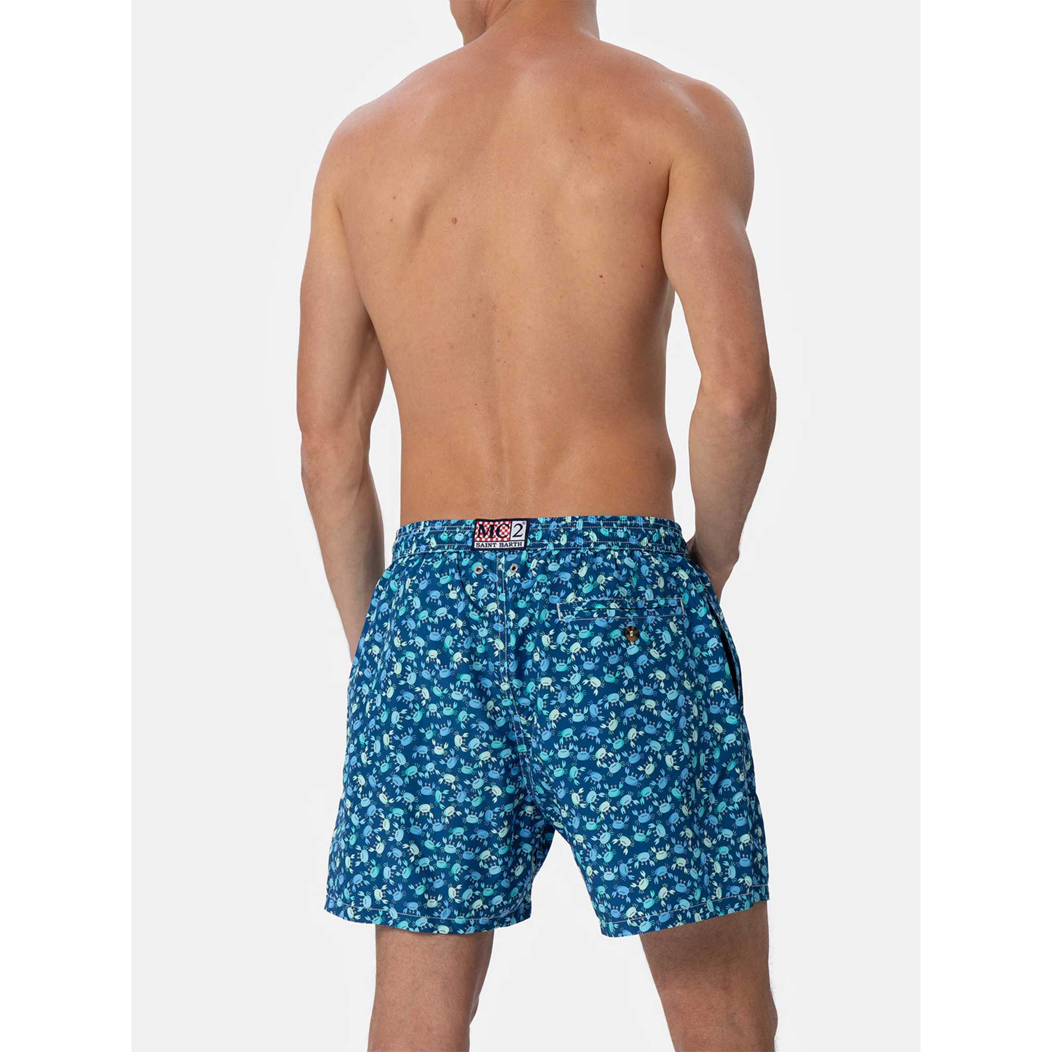 Crab Swim Shorts in Blue