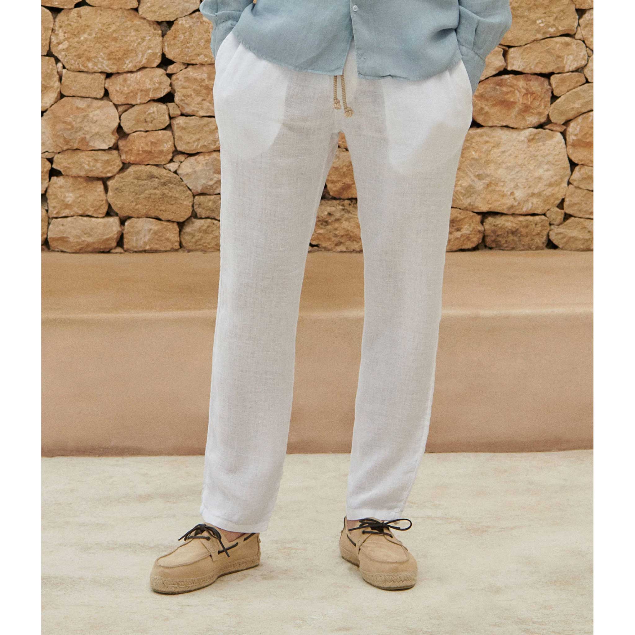 Venice Trousers in Off White
