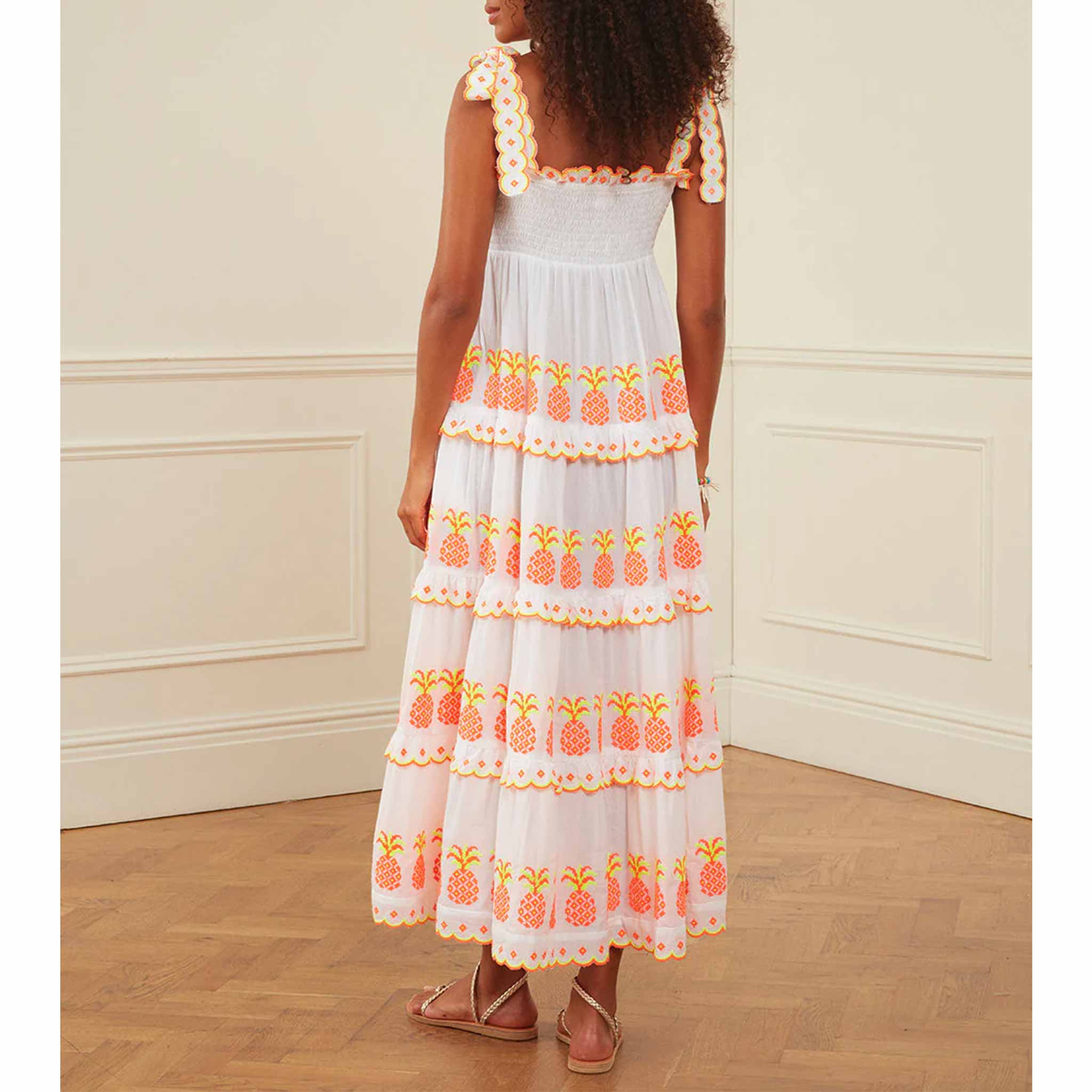 Athens Dress in Pineapple Stitch