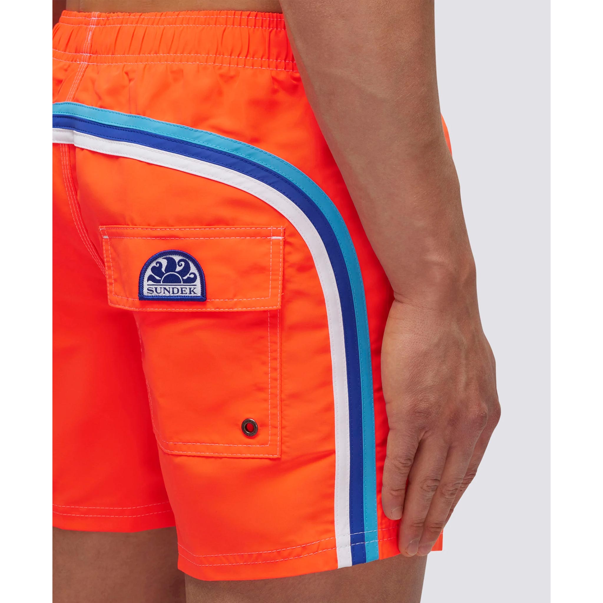 Swim Shorts in Fluo Orange